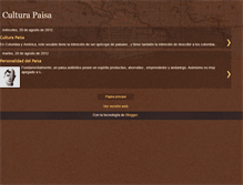 Tablet Screenshot of culturascolombia.blogspot.com