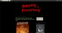 Desktop Screenshot of murmuriosdasprofundezas.blogspot.com