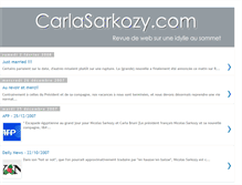 Tablet Screenshot of carlasarkozy.blogspot.com
