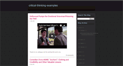 Desktop Screenshot of criticalthinkingexamples.blogspot.com