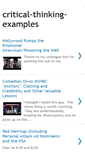 Mobile Screenshot of criticalthinkingexamples.blogspot.com