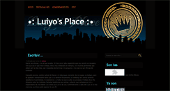 Desktop Screenshot of luiyosplace.blogspot.com