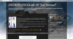 Desktop Screenshot of distrito-escolar10.blogspot.com