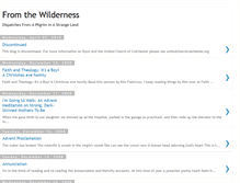 Tablet Screenshot of fromthewilderness.blogspot.com