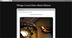 Desktop Screenshot of lovehateottawa.blogspot.com