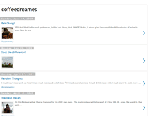 Tablet Screenshot of coffeedreames.blogspot.com