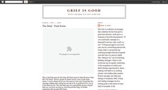 Desktop Screenshot of grief-is-good.blogspot.com