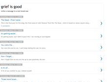 Tablet Screenshot of grief-is-good.blogspot.com