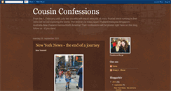 Desktop Screenshot of cousinconfessions.blogspot.com