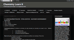 Desktop Screenshot of chemistrylearnit.blogspot.com