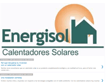 Tablet Screenshot of calentadorsolarenergisol.blogspot.com