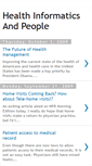 Mobile Screenshot of healthinfoandpeople.blogspot.com