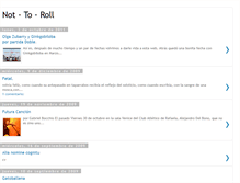 Tablet Screenshot of not-to-roll.blogspot.com