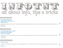 Tablet Screenshot of infotnt.blogspot.com