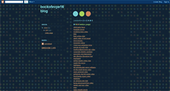 Desktop Screenshot of bockofevpe16.blogspot.com