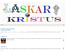 Tablet Screenshot of laskar-kristus-online.blogspot.com