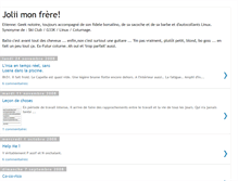 Tablet Screenshot of joliimonfrere.blogspot.com