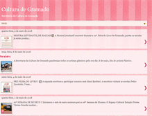 Tablet Screenshot of culturagramado.blogspot.com