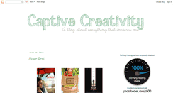Desktop Screenshot of captivecreativity.blogspot.com