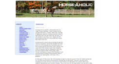 Desktop Screenshot of horse-aholic.blogspot.com