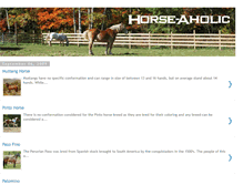 Tablet Screenshot of horse-aholic.blogspot.com