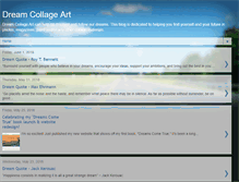 Tablet Screenshot of dreamcollageart.blogspot.com