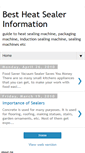 Mobile Screenshot of heatsealerguidelover.blogspot.com