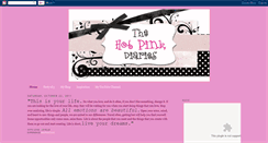 Desktop Screenshot of hotpinkdiaries.blogspot.com