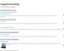 Tablet Screenshot of happyfuntextblog.blogspot.com