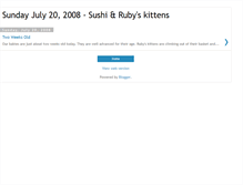 Tablet Screenshot of july202008kittens.blogspot.com