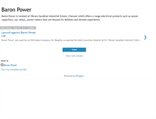 Tablet Screenshot of baronpower.blogspot.com