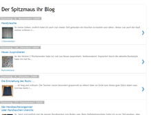 Tablet Screenshot of diespitzmaus.blogspot.com