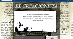 Desktop Screenshot of elcreacionistarevista.blogspot.com