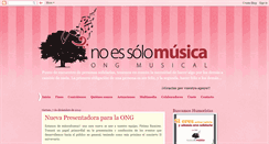 Desktop Screenshot of noesolomusica.blogspot.com