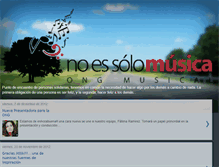 Tablet Screenshot of noesolomusica.blogspot.com