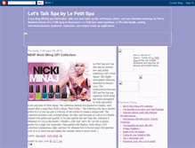 Tablet Screenshot of letstalkspa.blogspot.com