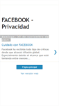 Mobile Screenshot of facebookprivacidad.blogspot.com