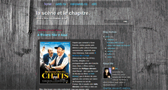 Desktop Screenshot of lasceneetlechapitre.blogspot.com