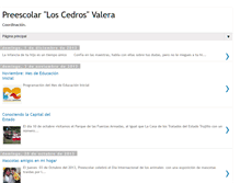 Tablet Screenshot of preescolarloscedrosvalera.blogspot.com