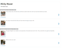 Tablet Screenshot of minnieandmickeymousecockatiels.blogspot.com