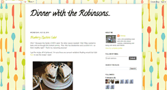 Desktop Screenshot of diningwiththerobinsons.blogspot.com