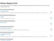 Tablet Screenshot of elthambaptistgirls.blogspot.com