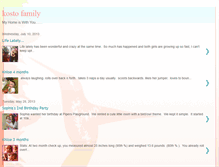 Tablet Screenshot of kosturosfamily.blogspot.com