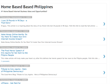 Tablet Screenshot of homebasedbusinessphilippines.blogspot.com