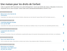 Tablet Screenshot of lesdroitsdelenfant.blogspot.com