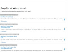 Tablet Screenshot of benefitsofwitchhazel.blogspot.com