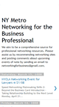 Mobile Screenshot of networkingforbusiness.blogspot.com