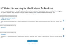 Tablet Screenshot of networkingforbusiness.blogspot.com