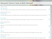 Tablet Screenshot of messianicdanceclass.blogspot.com