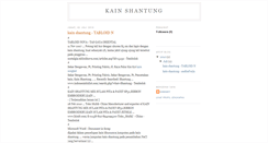 Desktop Screenshot of kainshantung.blogspot.com